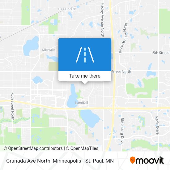 Mapa de Granada Ave North