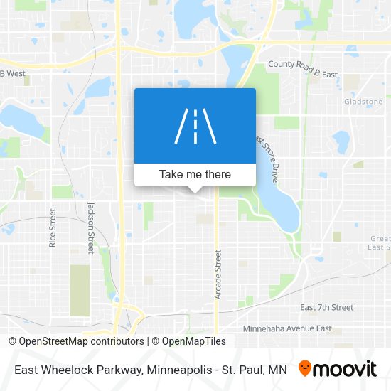 East Wheelock Parkway map
