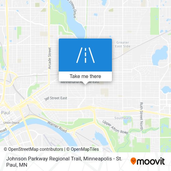 Johnson Parkway Regional Trail map