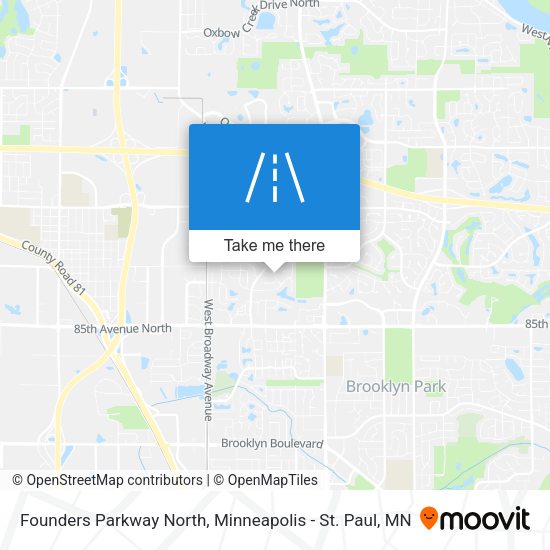Mapa de Founders Parkway North