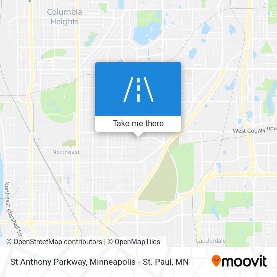 St Anthony Parkway map