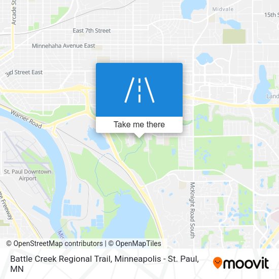Battle Creek Regional Trail map