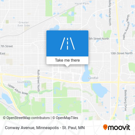 Conway Avenue map