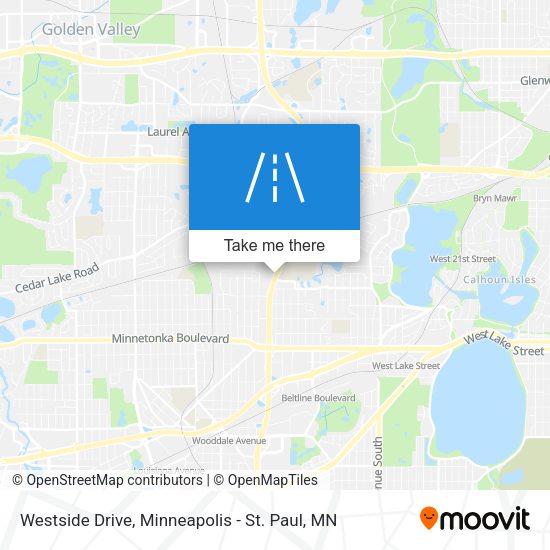 Westside Drive map