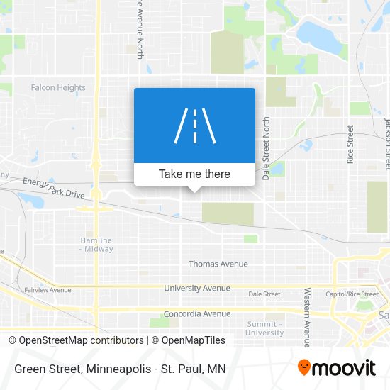 Green Street map