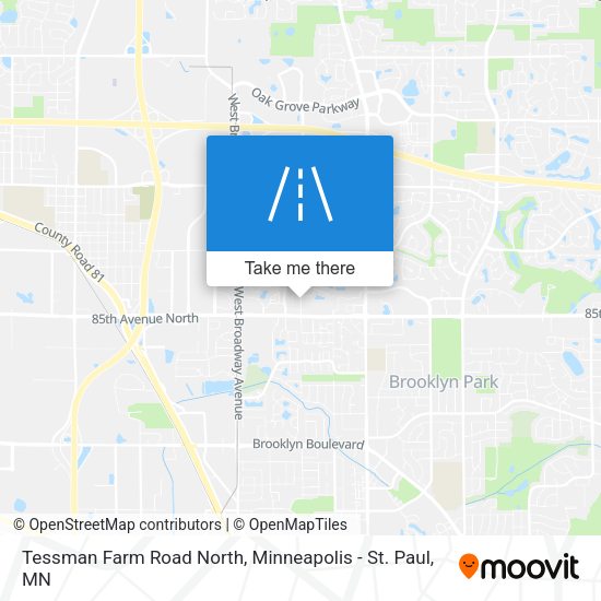 Mapa de Tessman Farm Road North