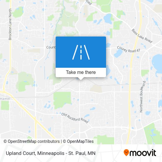 Mapa de Upland Court