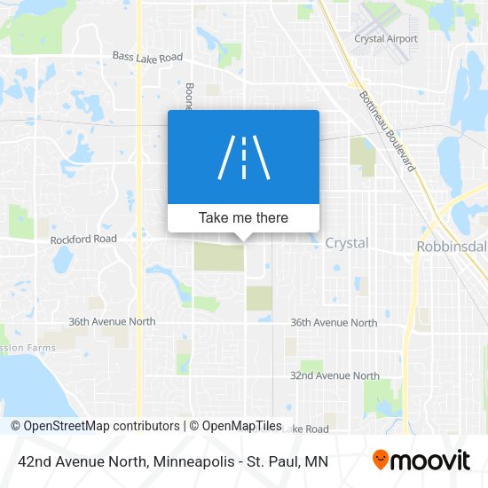 Mapa de 42nd Avenue North