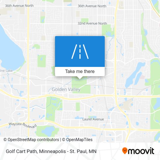 Mapa de Golf Cart Path