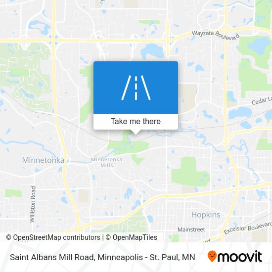 Mapa de Saint Albans Mill Road