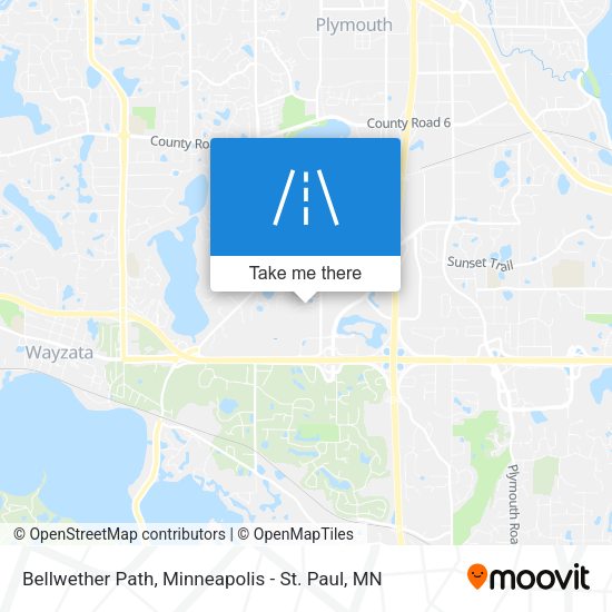Mapa de Bellwether Path