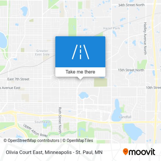 Mapa de Olivia Court East