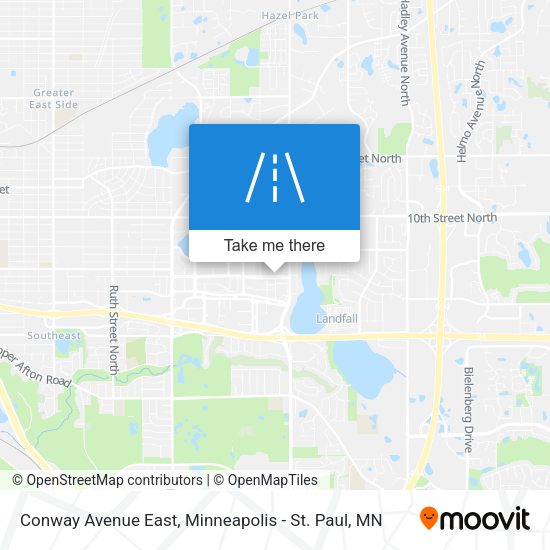 Mapa de Conway Avenue East