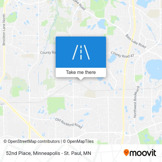 Mapa de 52nd Place