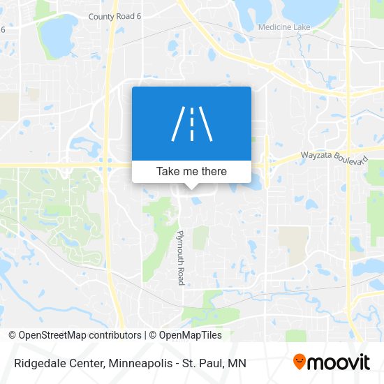 Ridgedale Center map