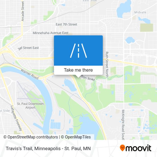 Mapa de Travis's Trail