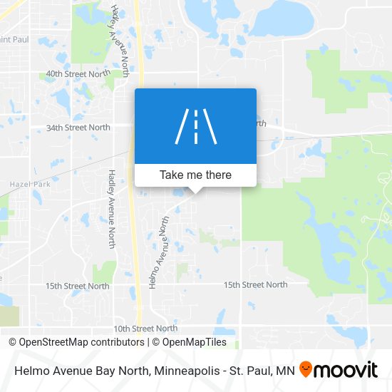 Helmo Avenue Bay North map