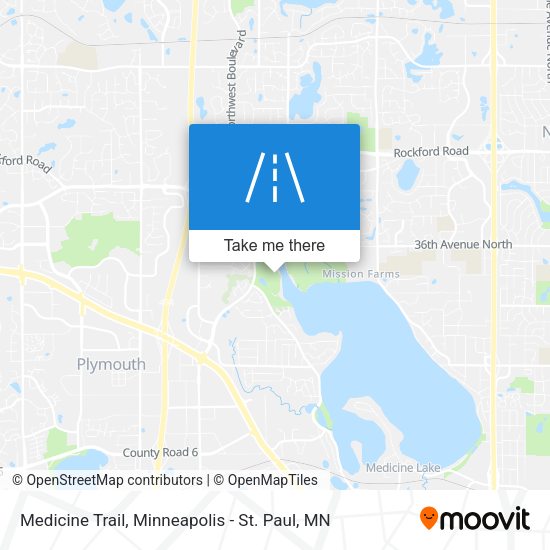 Medicine Trail map
