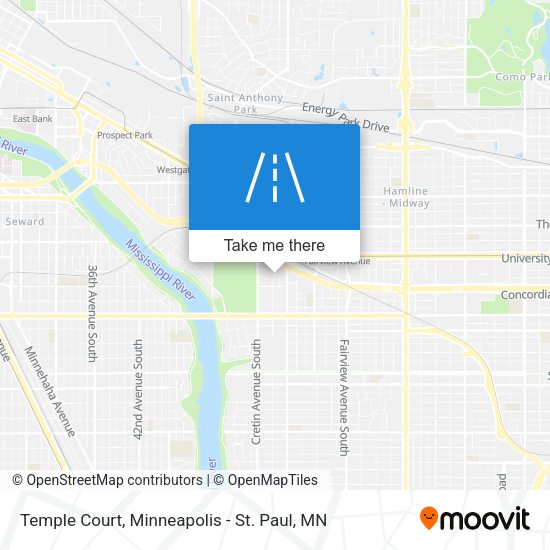 Temple Court map