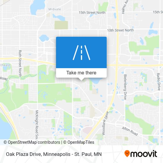 Oak Plaza Drive map