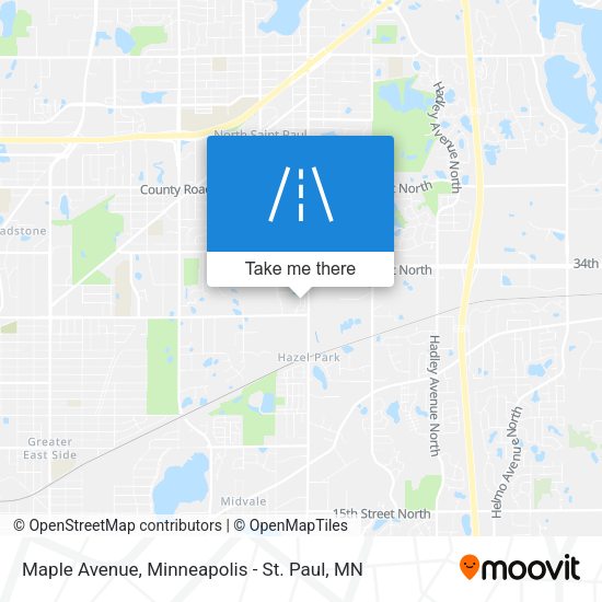 Maple Avenue map
