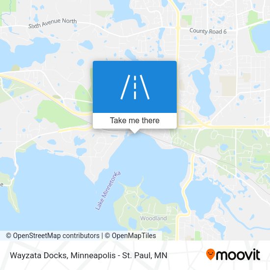 Wayzata Docks map