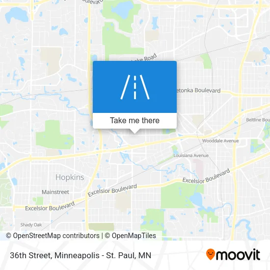 36th Street map