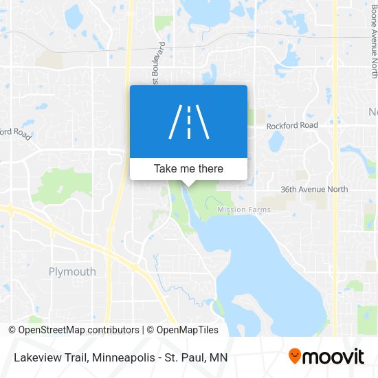 Mapa de Lakeview Trail