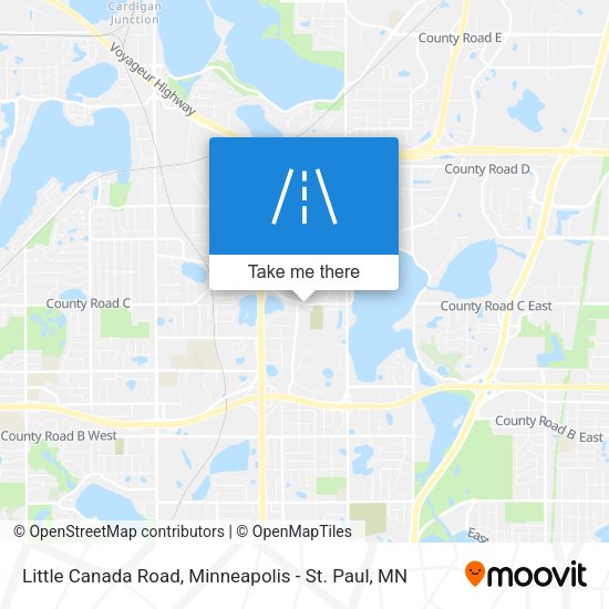 Mapa de Little Canada Road