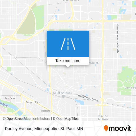 Dudley Avenue map
