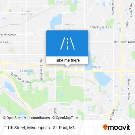 11th Street map