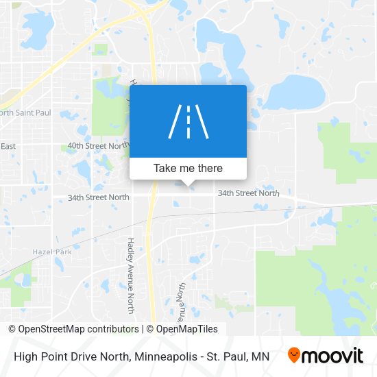 Mapa de High Point Drive North