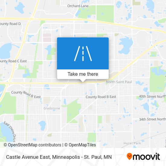 Castle Avenue East map
