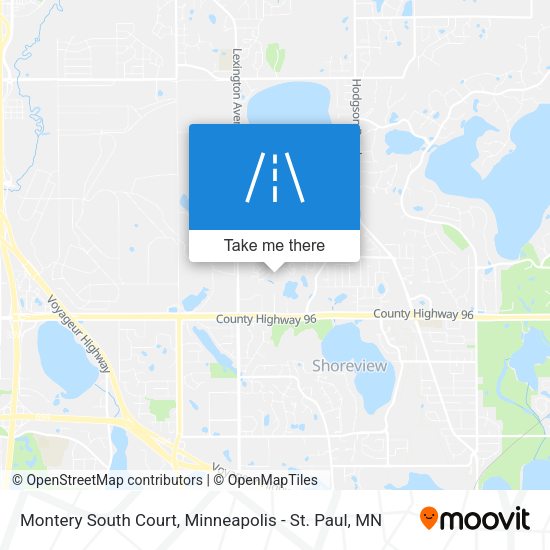 Montery South Court map