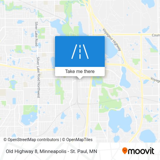 Old Highway 8 map