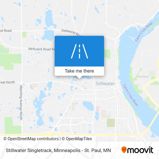 Stillwater Singletrack map