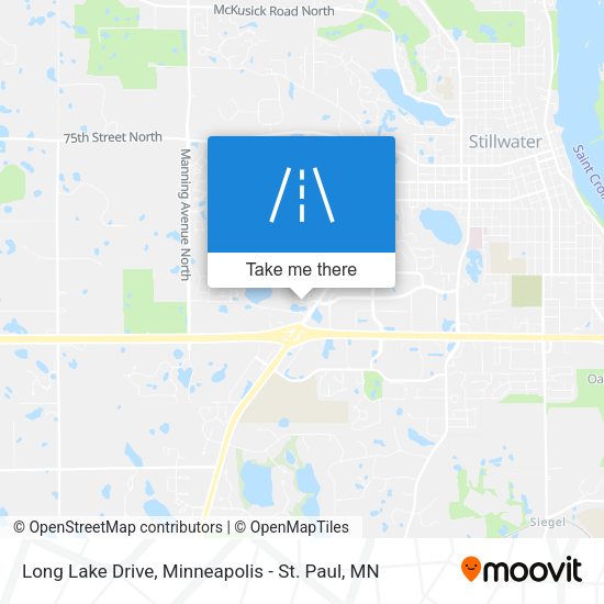 Long Lake Drive map
