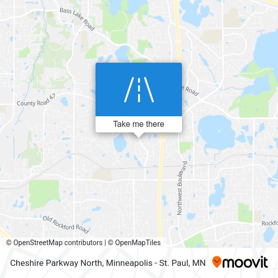 Mapa de Cheshire Parkway North