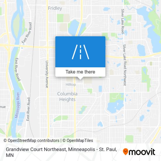 Grandview Court Northeast map