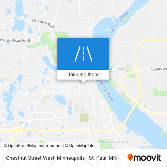 Chestnut Street West map