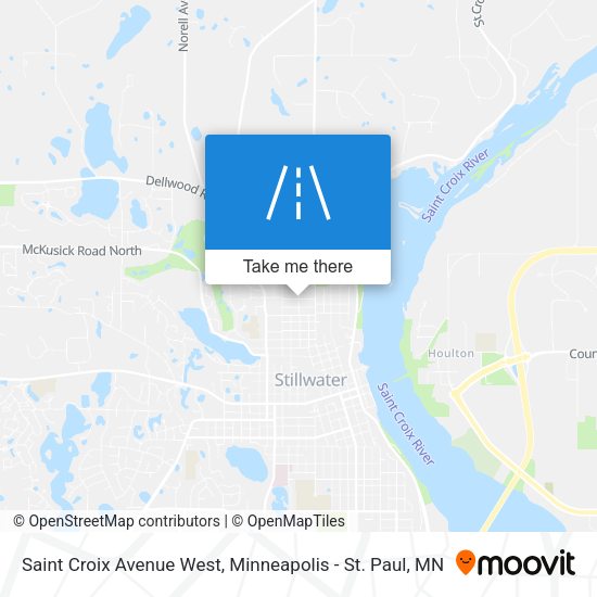 Mapa de Saint Croix Avenue West