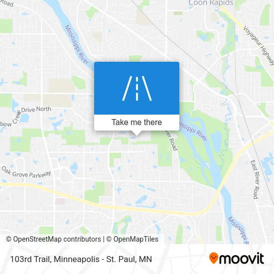 103rd Trail map