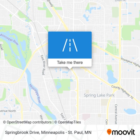 Springbrook Drive map