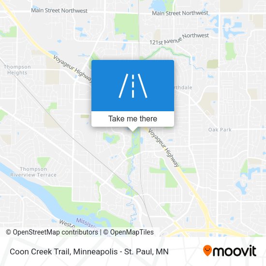 Mapa de Coon Creek Trail