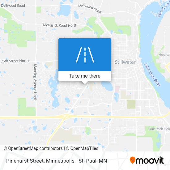Mapa de Pinehurst Street
