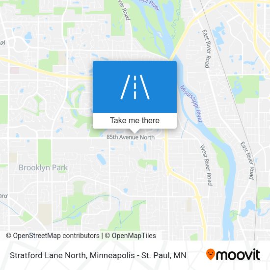 Mapa de Stratford Lane North