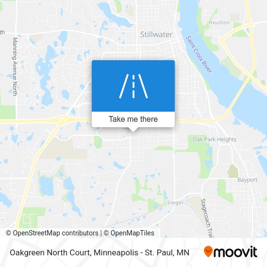 Oakgreen North Court map