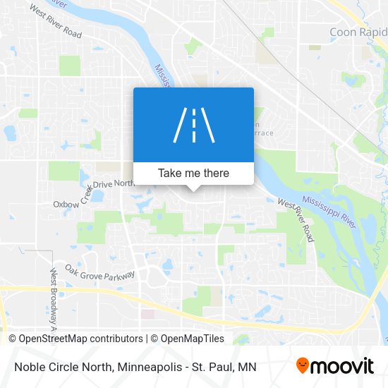 Noble Circle North map