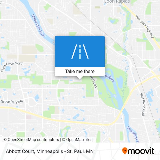 Abbott Court map