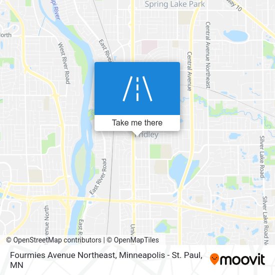 Fourmies Avenue Northeast map